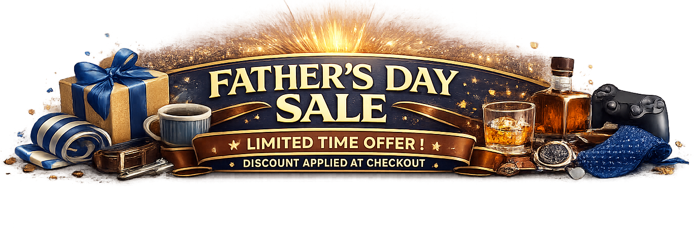 Father's Day Sale - 10% Discount applied at checkout